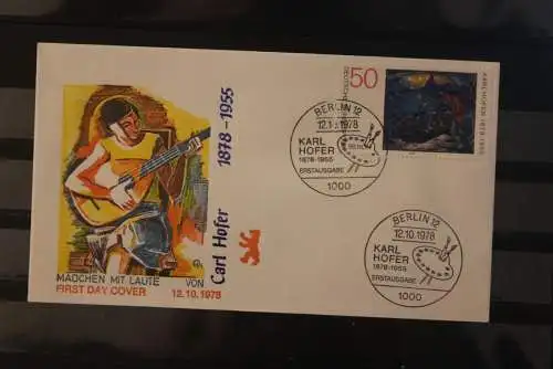 Berlin 1978; Karl Hofer, FDC; MiNr. 572