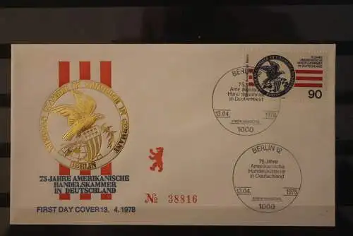 Berlin 1978; Amerikanische Handelskammer, FDC; MiNr.562