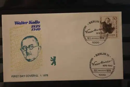 Berlin 1978; Walter Kollo, FDC; MiNr.561