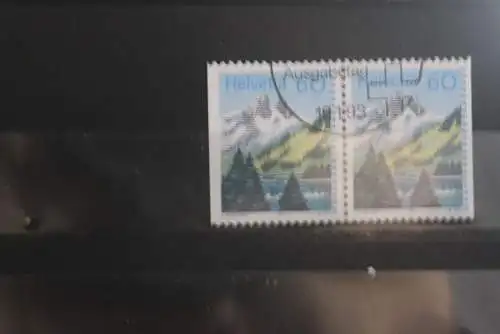 Schweiz, Dauermarke 60 Rp., 1993, Bergseen, Paar,  gebraucht