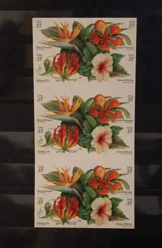 U.S.A. 1999; Folienblatt Tropische Blumen; FB 58, MNH