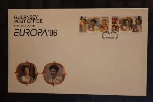 Großbritannien - Guernsey EUROPA CEPT 1996, FDC, MiNr. 691-92