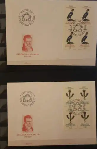 1994  Liechtenstein; EUROPA - CEPT; FDC, MiNr. 1079-80; Viererblock-FDC