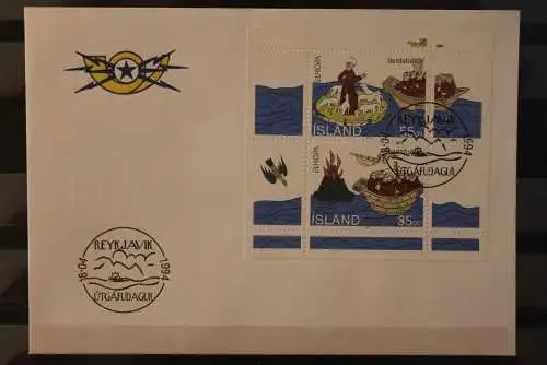 1994  Island; EUROPA - CEPT; FDC, MiNr. Block 15