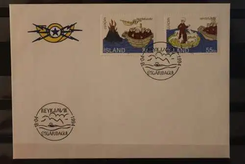 1994  Island; EUROPA - CEPT; FDC, MiNr. 800-801