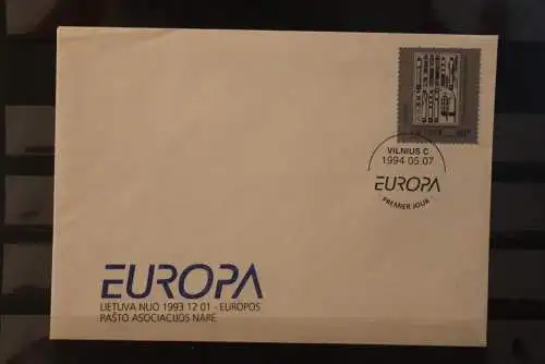 Litauen 1994  EUROPA - CEPT; FDC, MiNr. 555