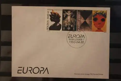 Polen 1993, EUROPA - CEPT; FDC, MiNr.3445-46