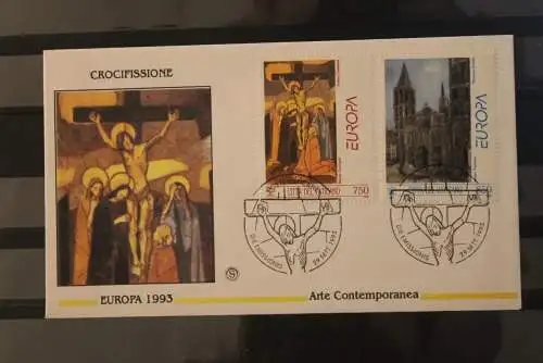 Vatican 1993, EUROPA CEPT,  FDC; MiNr. 1099-1100