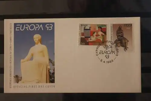 Zypern 1993, EUROPA CEPT,  FDC; MiNr. 803-04