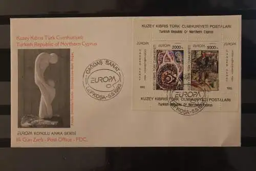 Türkisch-Zypern 1993, EUROPA CEPT,  FDC ; MiNr. Block 12