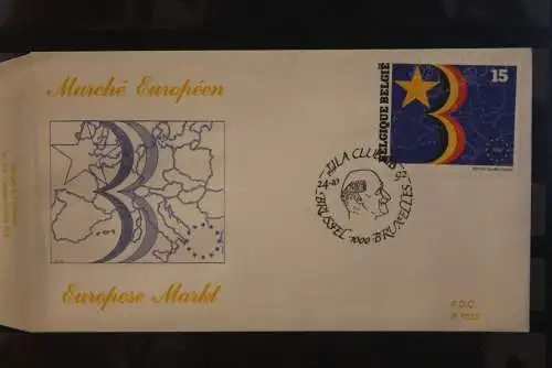 Belgien 1992, Europäischer Binnenmarkt, FDC; MiNr. 2537