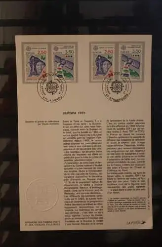 Frankreich EUROPA CEPT 1991, ETB , MiNr. 2834-35