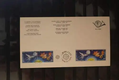 Griechenland EUROPA CEPT 1991, FDC - Karte , MiNr. 1177 C- 78 C