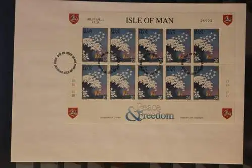 Großbritannien - Isle of Man, Kleinbogen - FDC; EUROPA CEPT 1995, FDC, MiNr. 627-28