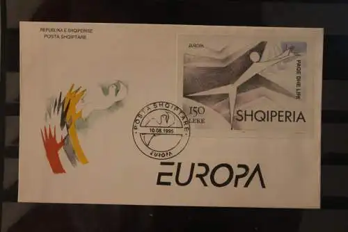 Albanien EUROPA CEPT 1995, FDC, MiNr. Block 104