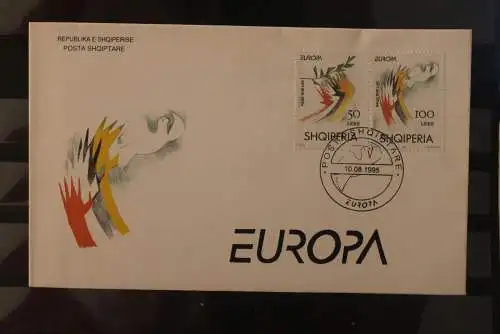 Albanien EUROPA CEPT 1995, FDC, MiNr. 2556-57