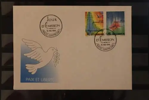 Luxemburg EUROPA CEPT 1995, FDC, MiNr. 1368-69