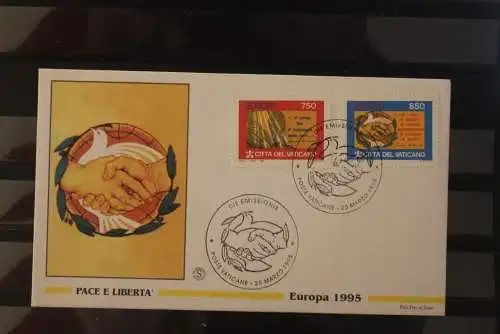 Vatican EUROPA CEPT 1995, FDC, MiNr. 1141-42