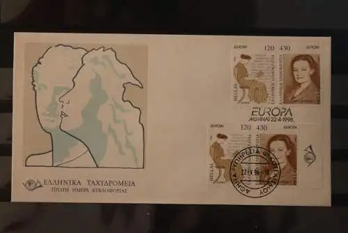 Griechenland EUROPA CEPT 1996, FDC, MiNr. 1908-09 A + C, rar