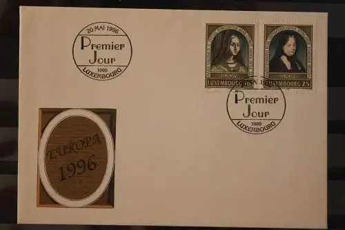 Luxemburg EUROPA CEPT 1996, FDC, MiNr. 1390-91