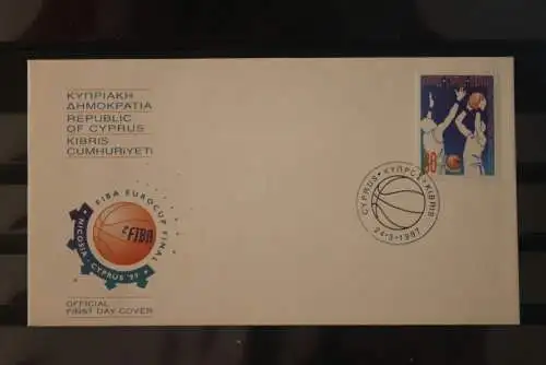 Zypern  1997, Europameisterschaft Basketball; FDC