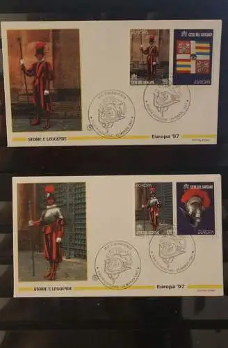 Vatikan EUROPA CEPT 1997, FDC, MiNr. 1207-08