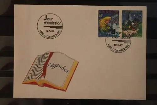 Luxemburg EUROPA CEPT 1997, FDC, MiNr. 1418-19