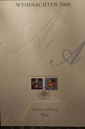 Deutschland  2000; Weihnachten;  MiNr. 2151-52; lesen
