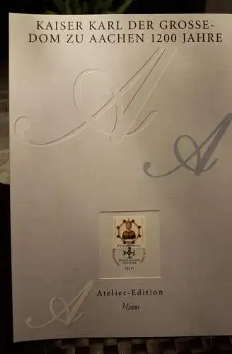 Deutschland  2000; 1200 Jahre Aachener Dom; Karl der Große; MiNr. 2088
