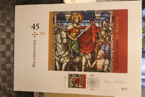 Deutschland 2011:Weihnachten 2011, Briefmarkengraphik; MiNr. 2895, limitiert, nummeriert