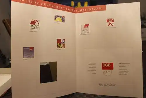 Deutschland  1999:  50 Jahre Deutscher Gewerkschaftsbund; DGB; MiNr. 2083