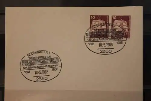 Deutschland 1985, Sonderstempel der DB, Neumünster