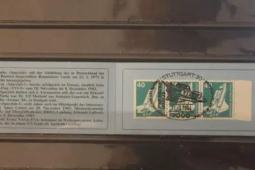 Deutschland 1984; Markenheft Tagung der Weltraumphilatelie,Sonderstempel