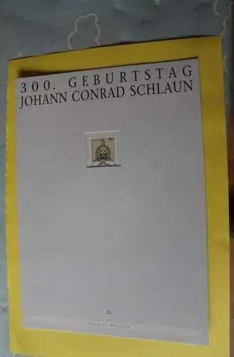 Deutschland Atelier Edition der POST 1995: Johann Conrad Schlaun; Clemenskirche Münster; MiNr. 1787