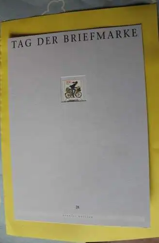 Deutschland Atelier Edition der POST 1995: Tag der Briefmarke; MiNr. 1814