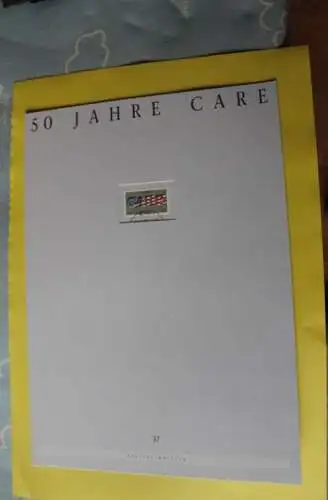 Deutschland Atelier Edition der POST 1995: 50 Jahre CARE; MiNr. 1829