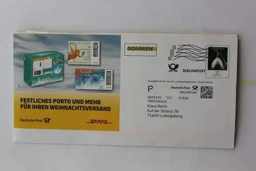 Deutschland, Dialogpost; Eigenausgabe der Deutsche Post, 2022, Schneeglöckchen, 32 Cent, ungeöffnet