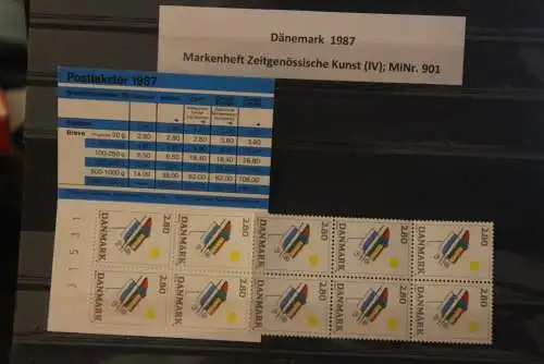 Dänemark 1987; MH Zeitgenössische Kunst (IV): Ejler Bille; MNH