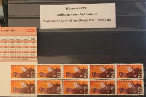 Dänemark 1998; MH 56: Neues Postmuseum;  MNH