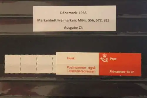 Dänemark 1985; MH Freimarken; Typ C4; MNH