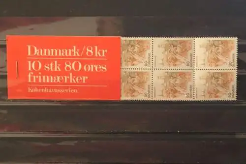 Dänemark 1976; MH Dänische Regionen (III): Kopenhagen; 10 x MiNr. 618; MNH