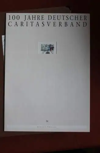 Deutschland Atelier Edition der POST 1997: 100 Jahre Deutscher Caritasverband; MiNr. 1964