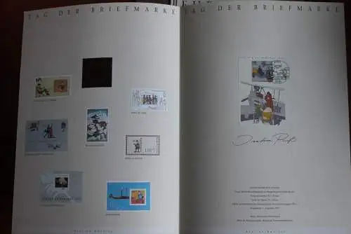 Deutschland Atelier Edition der POST 1997: Tag der Briefmarke; MiNr. Block 41