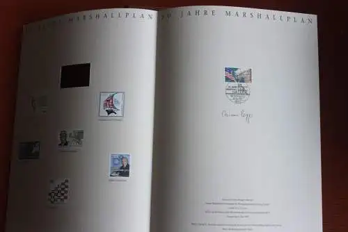 Deutschland Atelier Edition der POST 1997: 50 Jahre Marshallplan; MiNr. 1926