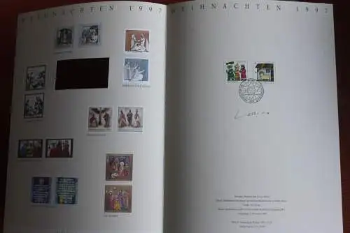 Deutschland Atelier Edition der POST 1997: Weihnachten 1997; MiNr. 1959-60