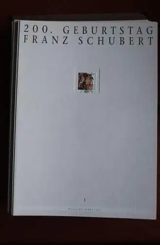 Deutschland Atelier Edition der POST 1997: 200. Geburtstag Franz Schubert; MiNr. 1895