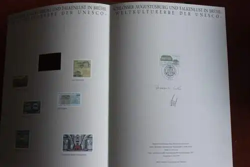 Deutschland Atelier Edition der POST 1997: Schlösser Augustusburg und Falkenlust; Weltkulturerbe der UNESCO; MiNr. 1913