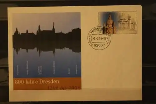 Deutschland 2006,Sonderumschlag USo 112; 800 Jahre Dresden, EST