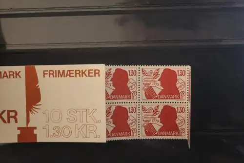 Dänemark Markenheft MH  Oehlenschläger; 4.10.1979; MiNr. 694, MNH