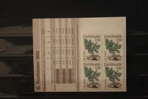 Dänemark Markenheft MH  CEPT, EUROPA-Union 1992, 7.5.1992; MiNr. 1025, MNH